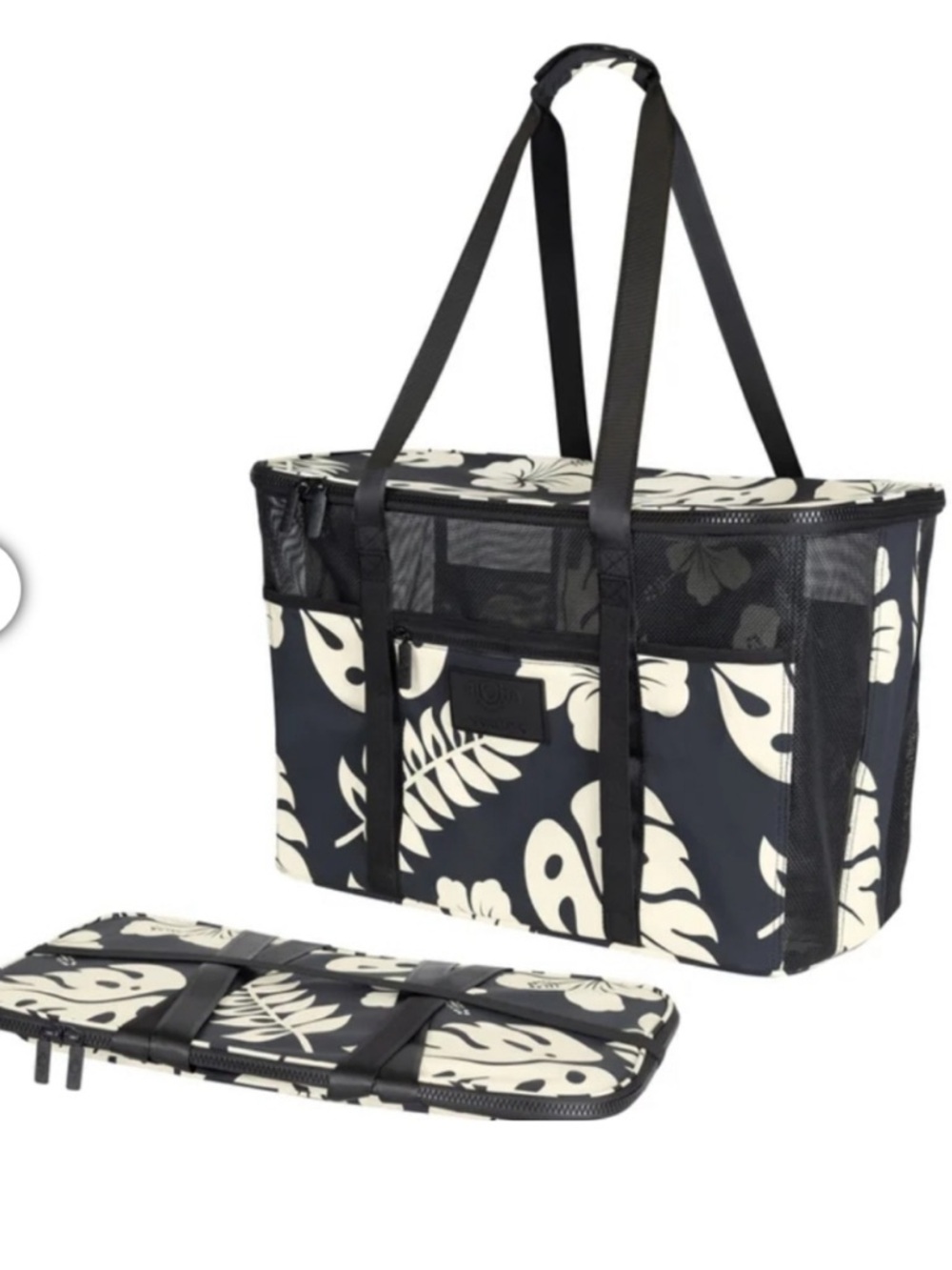 ALOHA Collection CleverMade Collapsible Beach Tote NWT